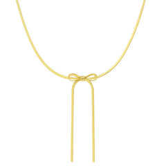 Collana Piattina Snake Fiocco