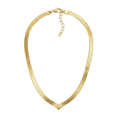 Collana Piattina Snake "V"