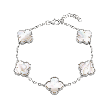 Bracciale Quadrifoglio con Madreperla - My Mo Gioielli