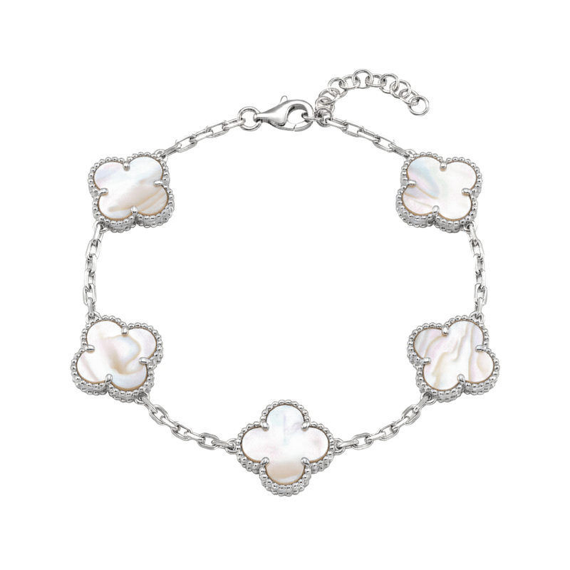 Bracciale Quadrifoglio con Madreperla - My Mo Gioielli