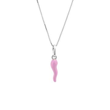 Collana Corno Rosa Portafortuna - My Mo Gioielli