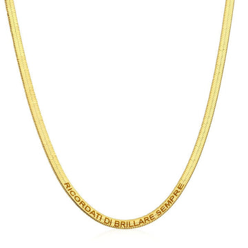 Collana Piattina Snake Personalizzato - My Mo Gioielli